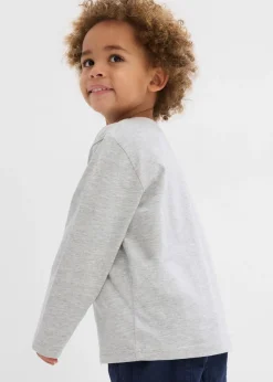 Niños bonprix bonprix Camiseta de manga larga con algodón orgánico (3 unidades)