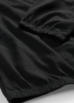 Mujer bonprix bonprix Camiseta de manga larga con elástico de algodón puro