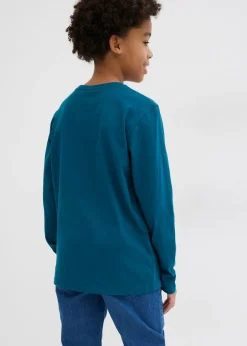 Niños bonprix bonprix Camiseta de manga larga con algodón orgánico (3 unidades)