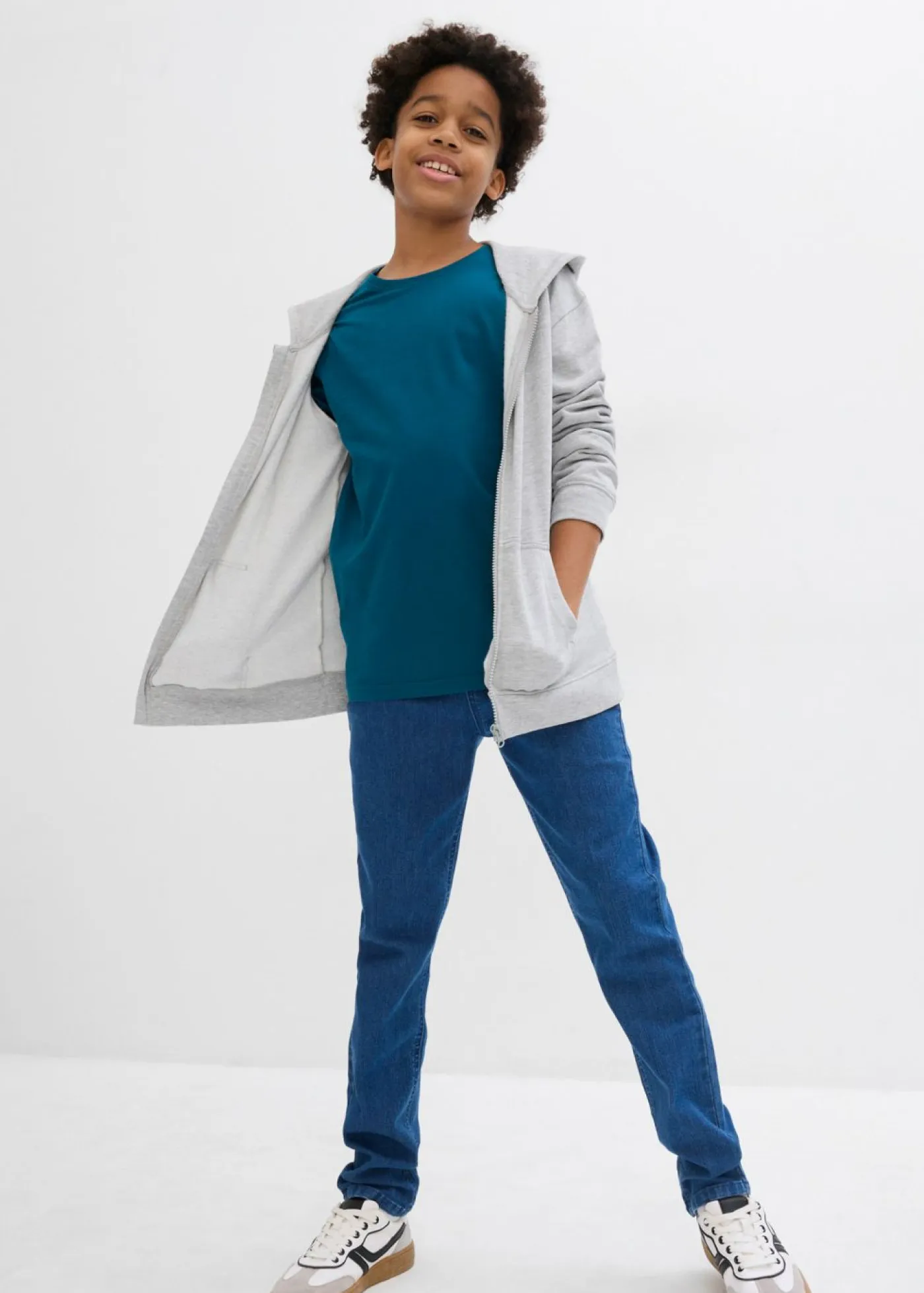 Niños bonprix bonprix Camiseta de manga larga con algodón orgánico (3 unidades)