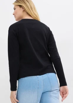 Mujer bonprix bonprix Camiseta de manga larga de algodón orgánico puro