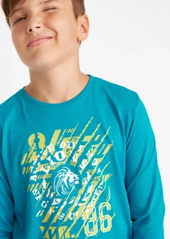 Niños bonprix bonprix Camiseta de manga larga de algodón orgánico (2 unidades)