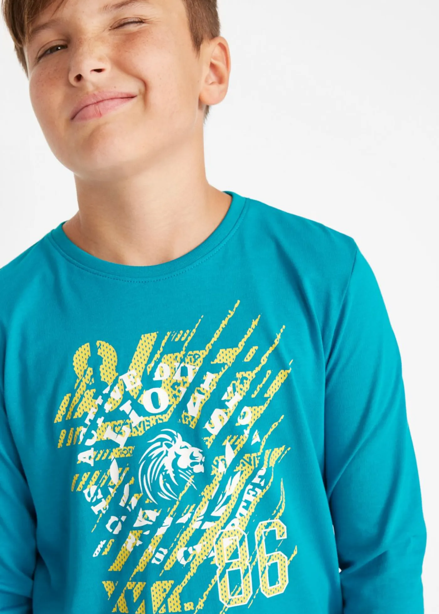 Niños bonprix bonprix Camiseta de manga larga de algodón orgánico (2 unidades)