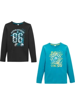 Niños bonprix bonprix Camiseta de manga larga de algodón orgánico (2 unidades)