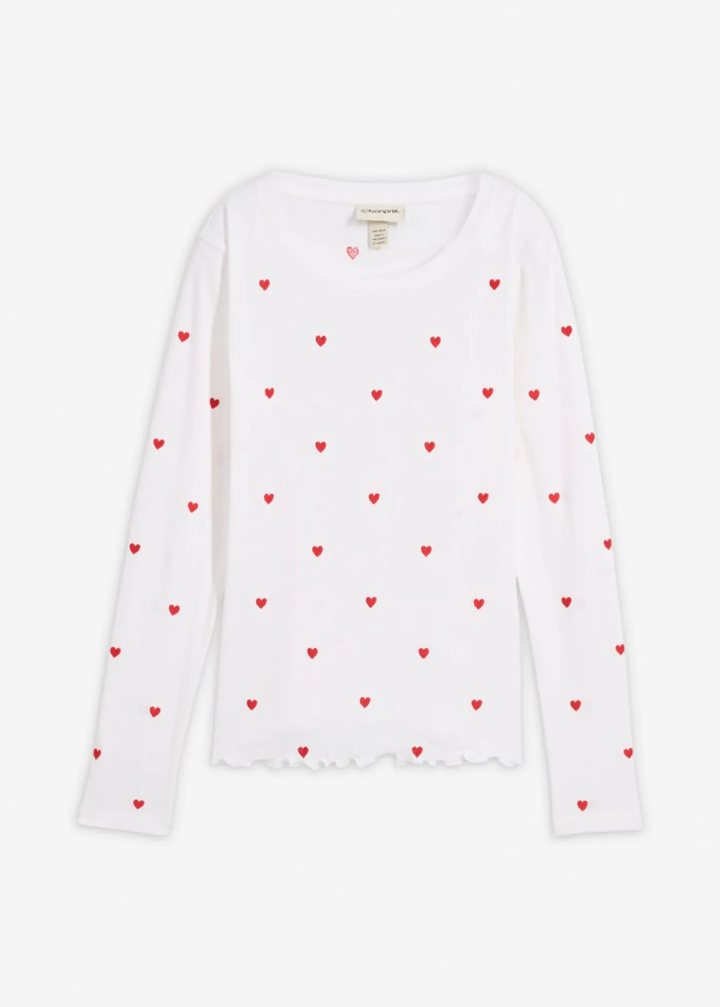 Mujer bonprix bonprix Camiseta de manga larga de algodón puro