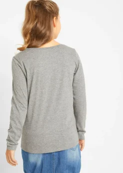 Niños bonprix bonprix Camiseta de manga larga de mezcla de viscosa