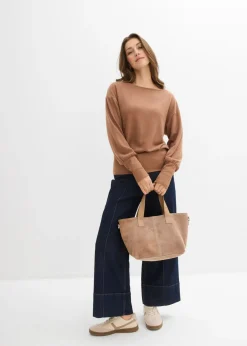 Mujer bonprix bonprix Camiseta de manga larga de suave mezcla de viscosa