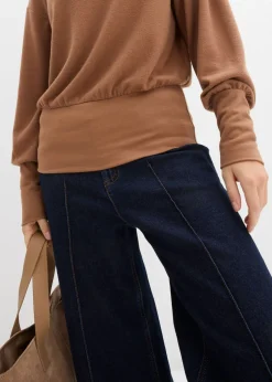 Mujer bonprix bonprix Camiseta de manga larga de suave mezcla de viscosa