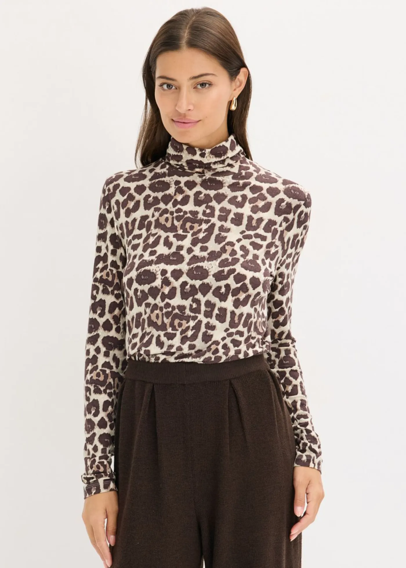 Mujer bonprix bonprix Camiseta de manga larga de suave mezcla de viscosa