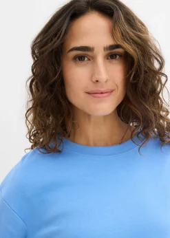 Mujer bonprix bonprix Camiseta de manga larga de algodón orgánico puro