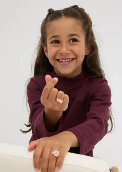 Niños bonprix bonprix Camiseta de manga larga de mezcla de algodón orgánico elástico (2 unidades)