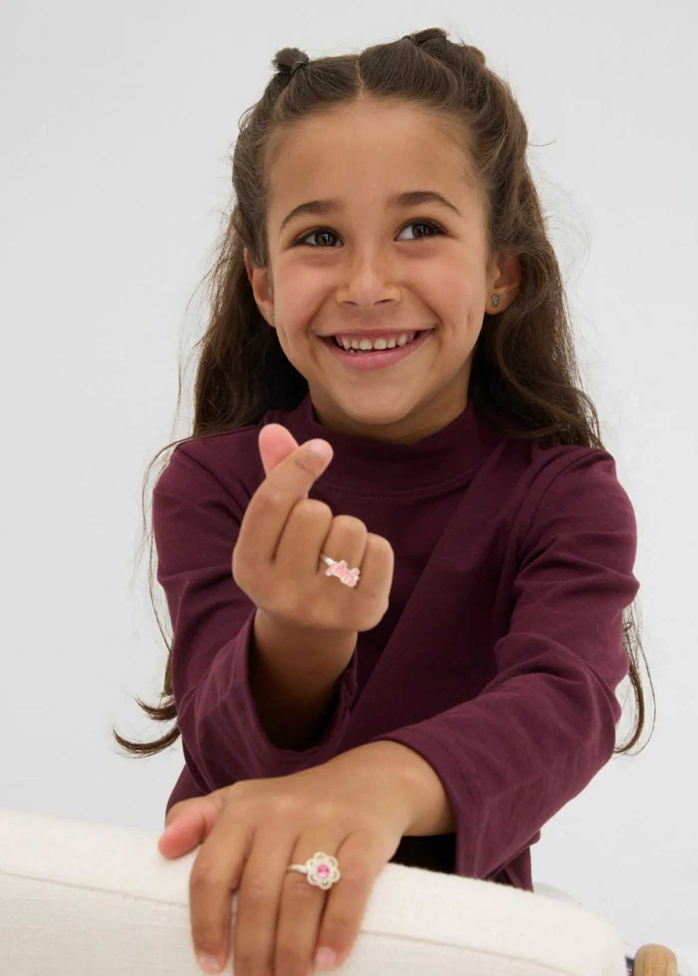 Niños bonprix bonprix Camiseta de manga larga de mezcla de algodón orgánico elástico (2 unidades)