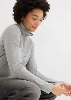 Mujer bonprix bonprix Camiseta de manga larga de felpa