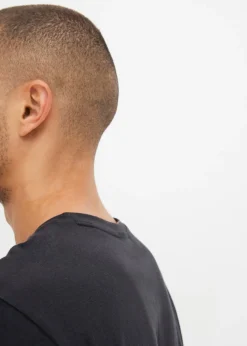 Hombre bonprix bonprix Camiseta de manga larga de algodón orgánico puro (2 unidades)