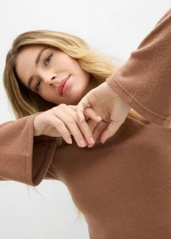 Mujer bonprix bonprix Camiseta de manga larga de suave mezcla de viscosa