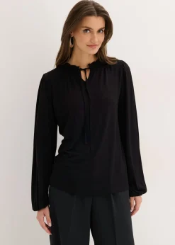 Mujer bonprix bonprix Camiseta de manga larga de mezcla de viscosa