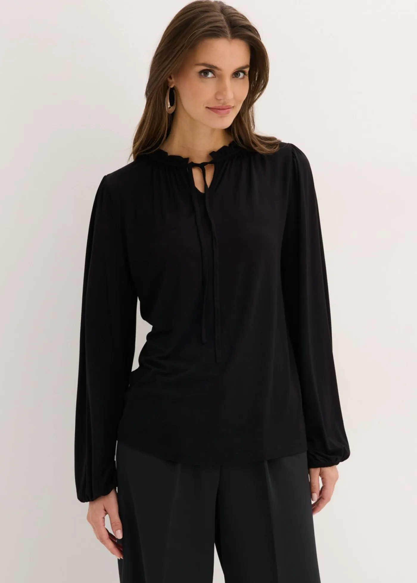 Mujer bonprix bonprix Camiseta de manga larga de mezcla de viscosa