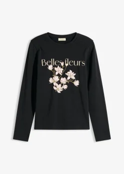 Mujer bonprix bonprix Camiseta de manga larga de algodón orgánico