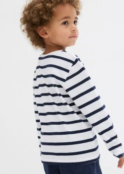 Niños bonprix bonprix Camiseta de manga larga de algodón orgánico puro (2 unidades)