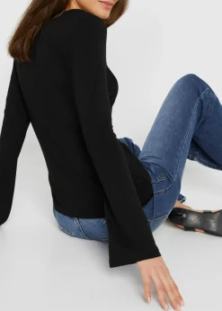 Mujer bonprix bonprix Camiseta de manga larga de mezcla de viscosa