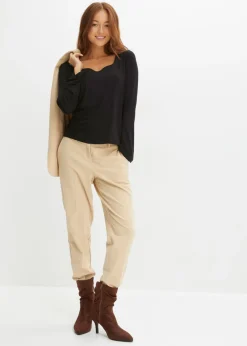 Mujer bonprix bonprix Camiseta de manga larga de mezcla de viscosa