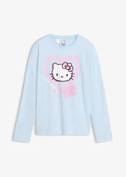Niños bonprix Hello Kitty Camiseta de manga larga de Hello Kitty de algodón puro