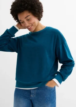 Mujer bonprix bonprix Camiseta de manga larga de felpa