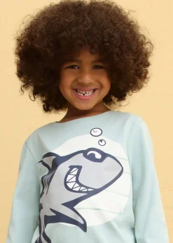 Niños bonprix bonprix Camiseta de manga larga de algodón orgánico puro (2 unidades)