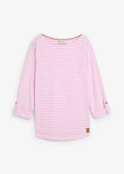 Mujer bonprix bonprix Camiseta de manga larga de algodón puro