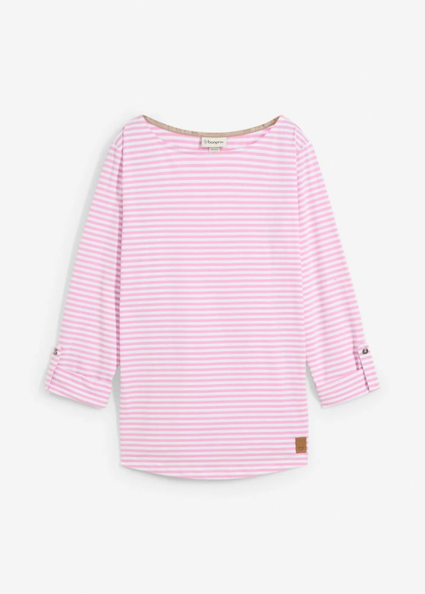 Mujer bonprix bonprix Camiseta de manga larga de algodón puro