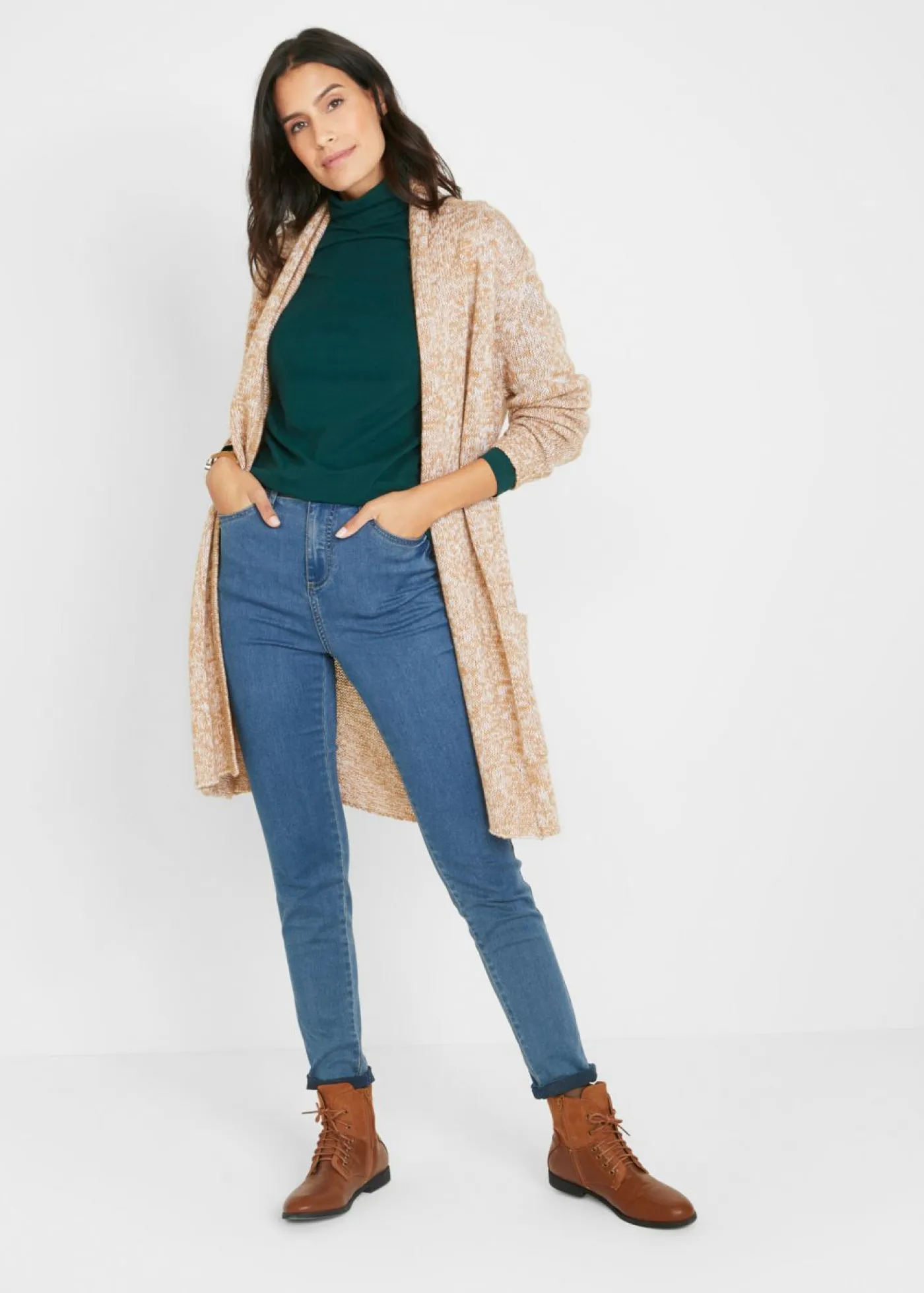 Mujer bonprix bonprix Camiseta de manga larga (2 unidades)