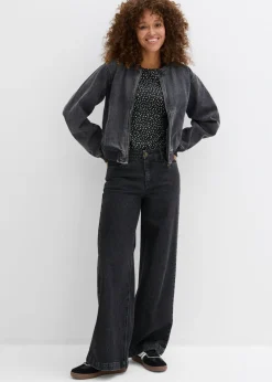 Mujer bonprix bonprix Camiseta de manga larga (2 unidades) de mezcla de algodón y elastano