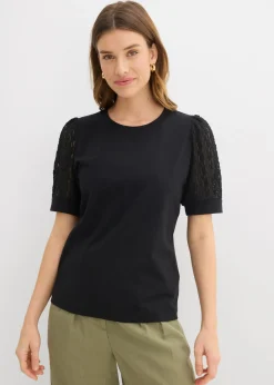 Mujer bonprix bonprix Camiseta de mezcla de algodón