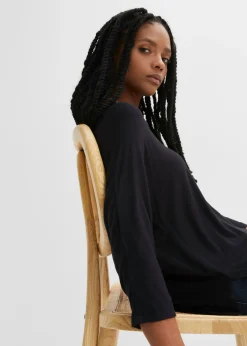 Mujer bonprix bonprix Camiseta de mezcla de viscosa fluida