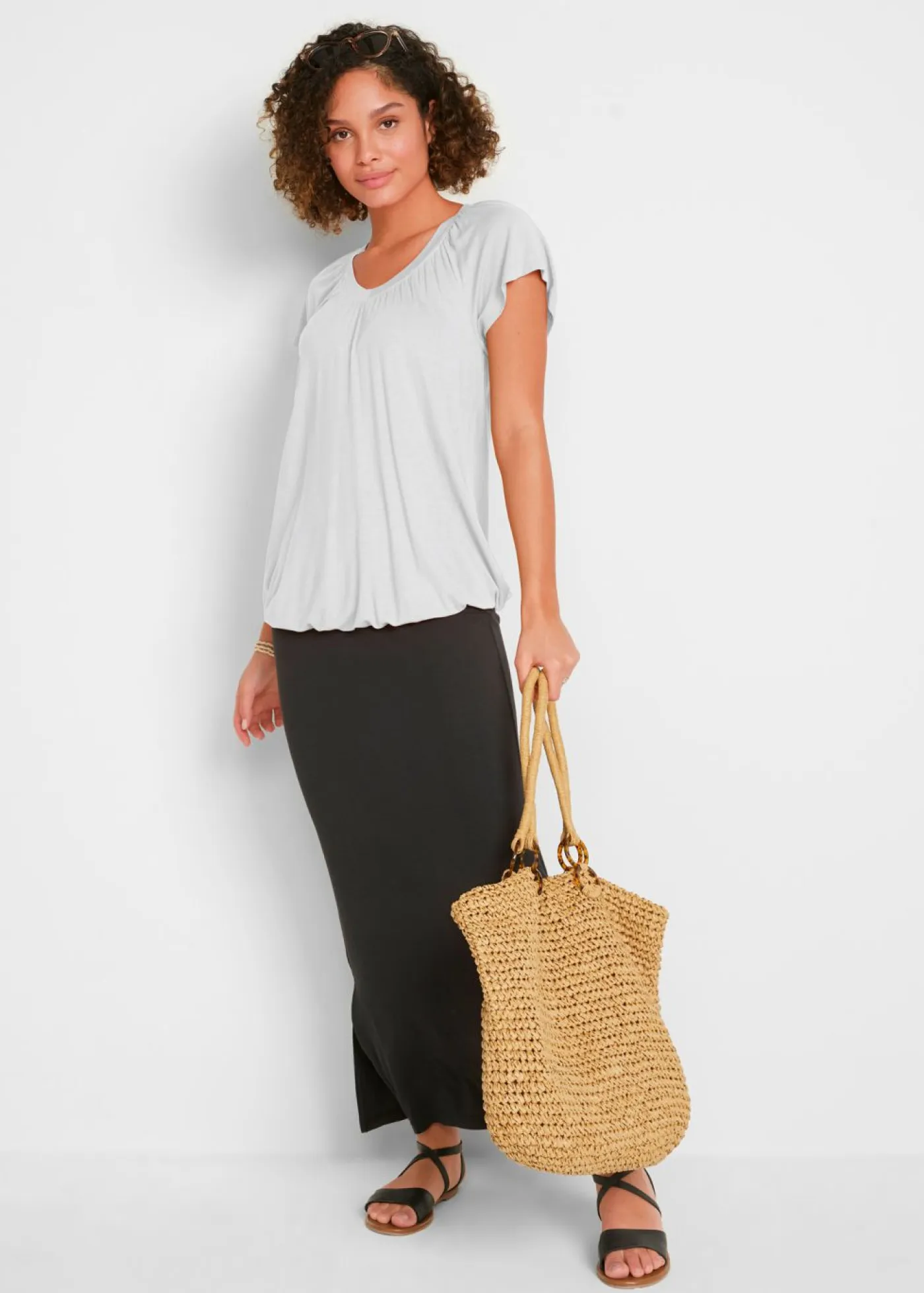 Mujer bonprix bonprix Camiseta de mezcla de viscosa