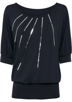 Mujer bonprix bonprix Camiseta de mezcla de viscosa fluida