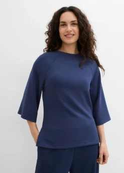 Mujer bonprix bonprix Camiseta de neopreno con inserto elástico