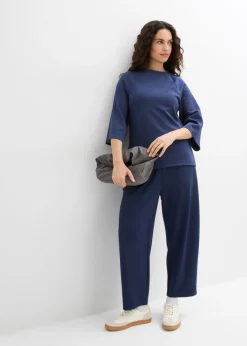 Mujer bonprix bonprix Camiseta de neopreno con inserto elástico