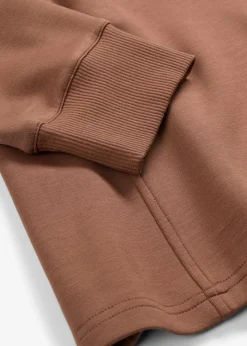 bonprix bonprix Ropa Cómoda|Novedades>Camiseta de neopreno entallada Marrón castaño