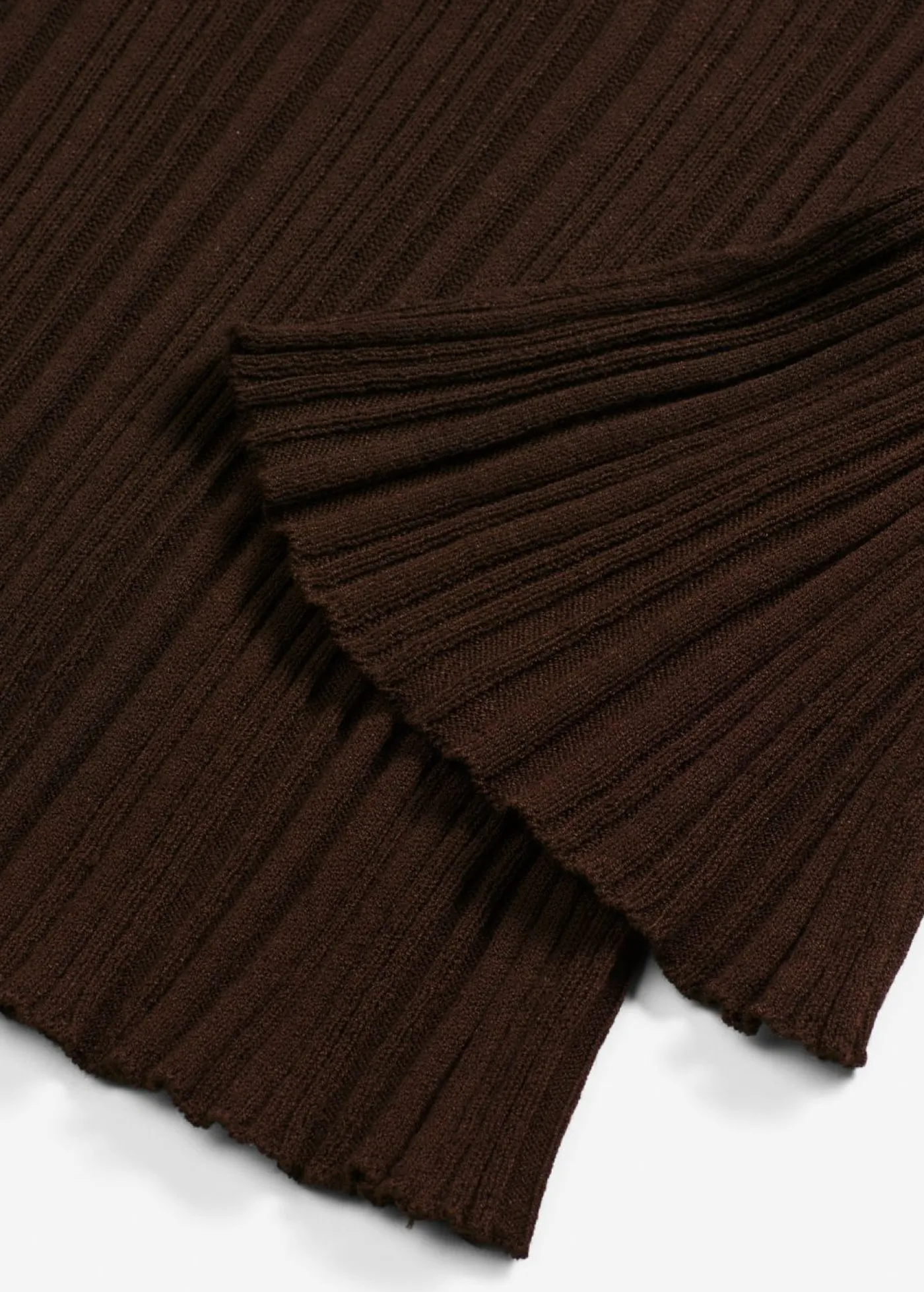 bonprix bonprix Camisetas|Ropa De Punto>Camiseta de punto semitransparente Marrón oscuro