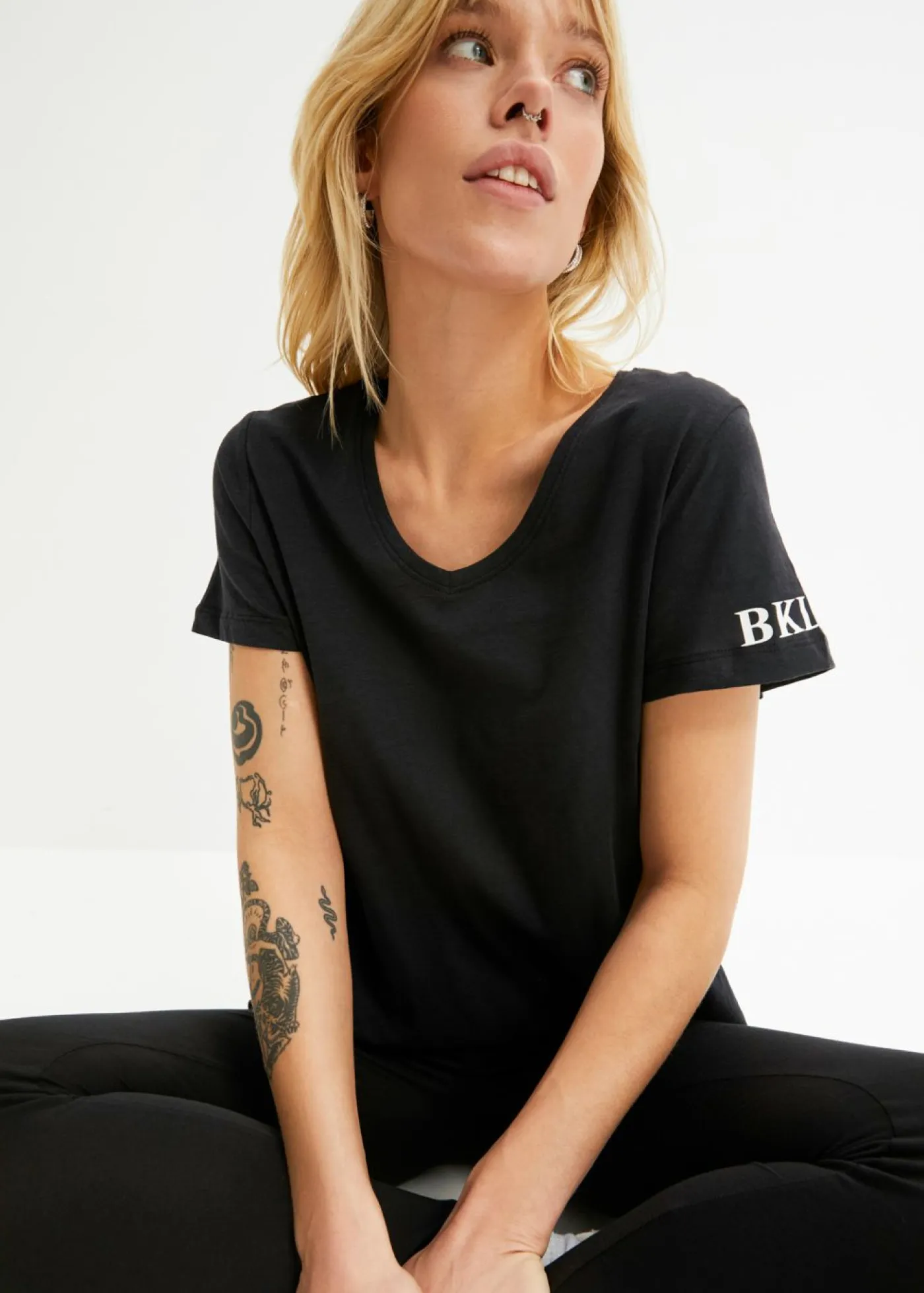 Mujer bonprix bonprix Camiseta de puro algodón