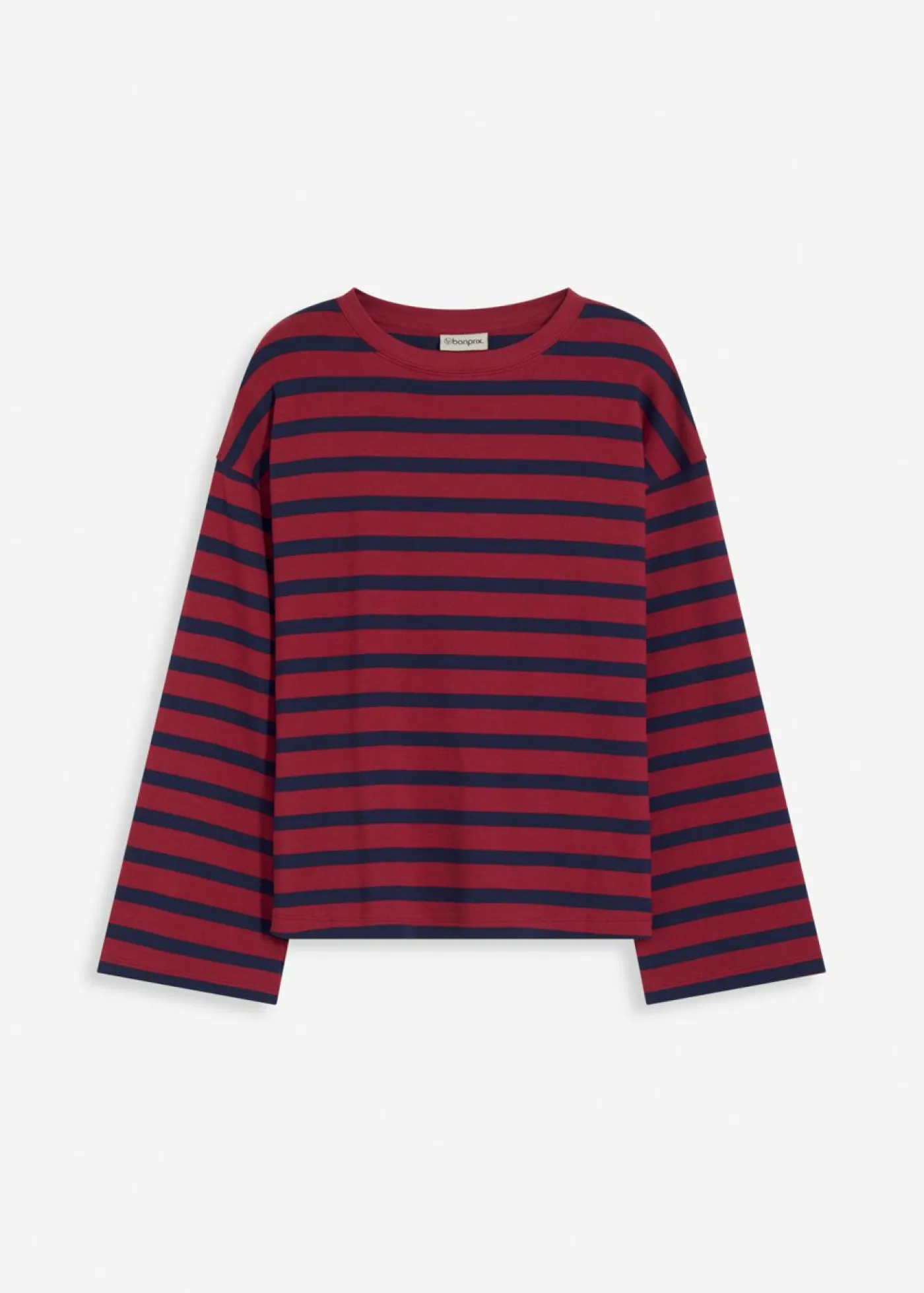 Mujer bonprix bonprix Camiseta de rayas de algodón orgánico puro