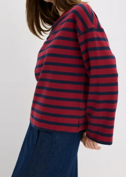 Mujer bonprix bonprix Camiseta de rayas de algodón orgánico puro