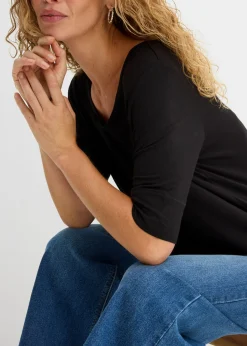 Mujer bonprix bonprix Camiseta de suave mezcla de viscosa