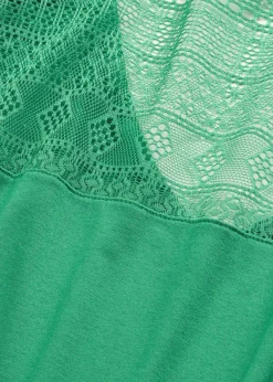 bonprix bonprix Camisetas>Camiseta de suave mezcla de viscosa Verde