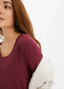 Mujer bonprix bonprix Camiseta de suave mezcla de viscosa