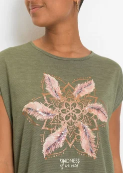 Mujer bonprix bonprix Camiseta de suave mezcla de viscosa