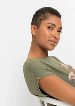 Mujer bonprix bonprix Camiseta de suave mezcla de viscosa