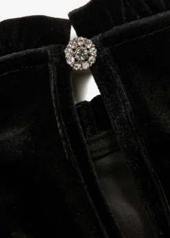 bonprix bonprix Camisetas>Camiseta de terciopelo suave Negro