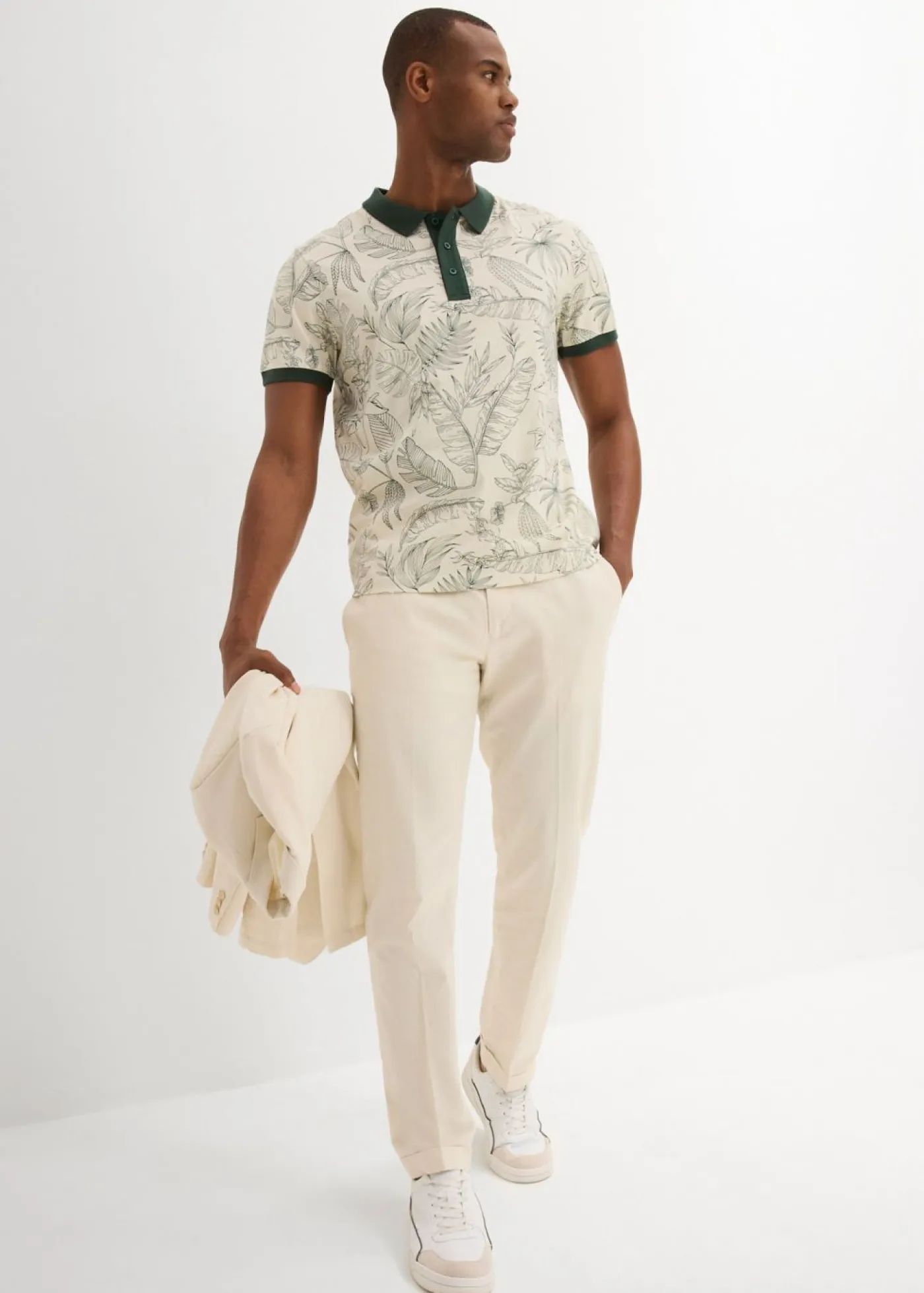 bonprix bonprix Camisetas Y Polos>Camiseta de tipo polo Crudo